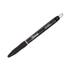 Bolígrafo sharpie retráctil tinta gel punta 0,7 mm color negro pack 12 unidades