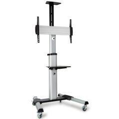 Soporte de pie inclinable con ruedas fonestar sts-4064p para tv de 37-70'/ hasta 50kg