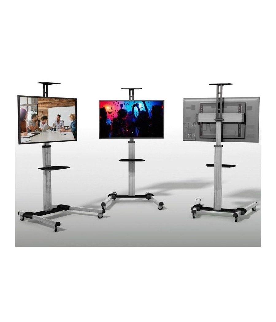 Soporte de pie inclinable con ruedas fonestar sts-4064p para tv de 37-70'/ hasta 50kg