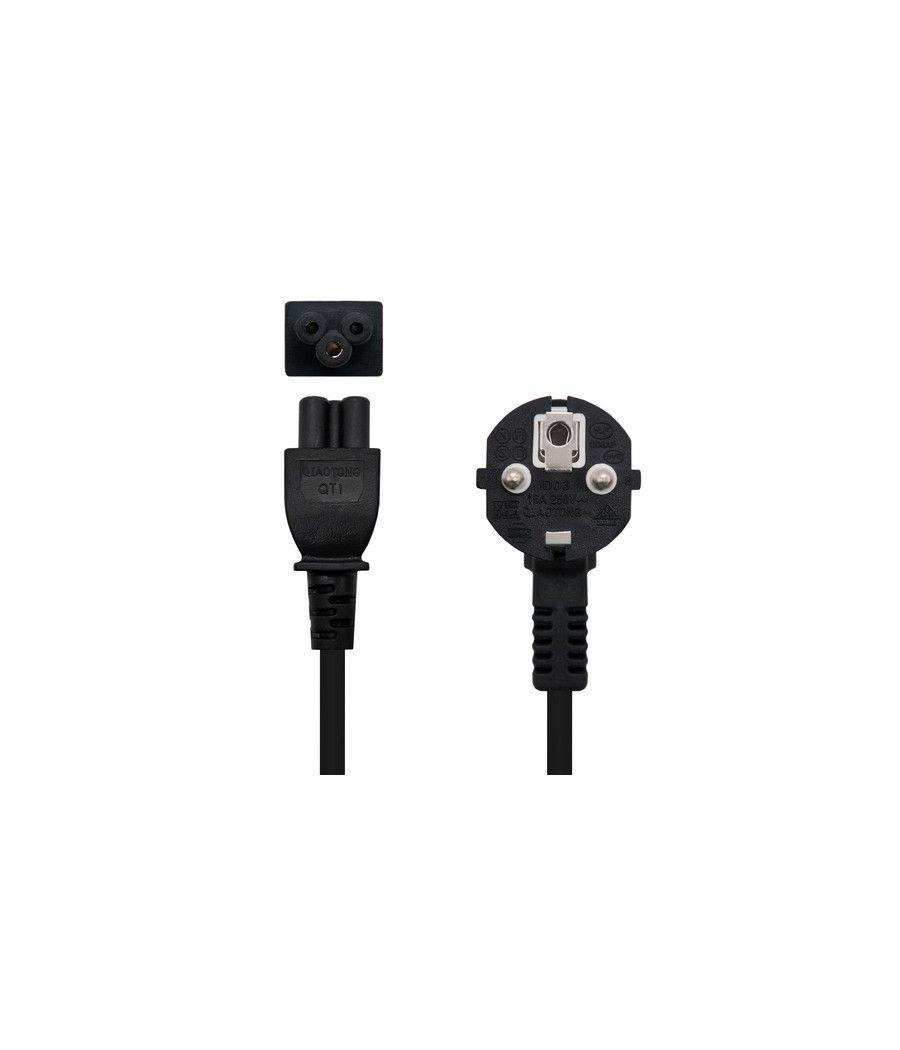 Nanocable CABLE ALIM. TREBOL CEE7 ACODADO/M-C5/H 1.5 M - Imagen 2