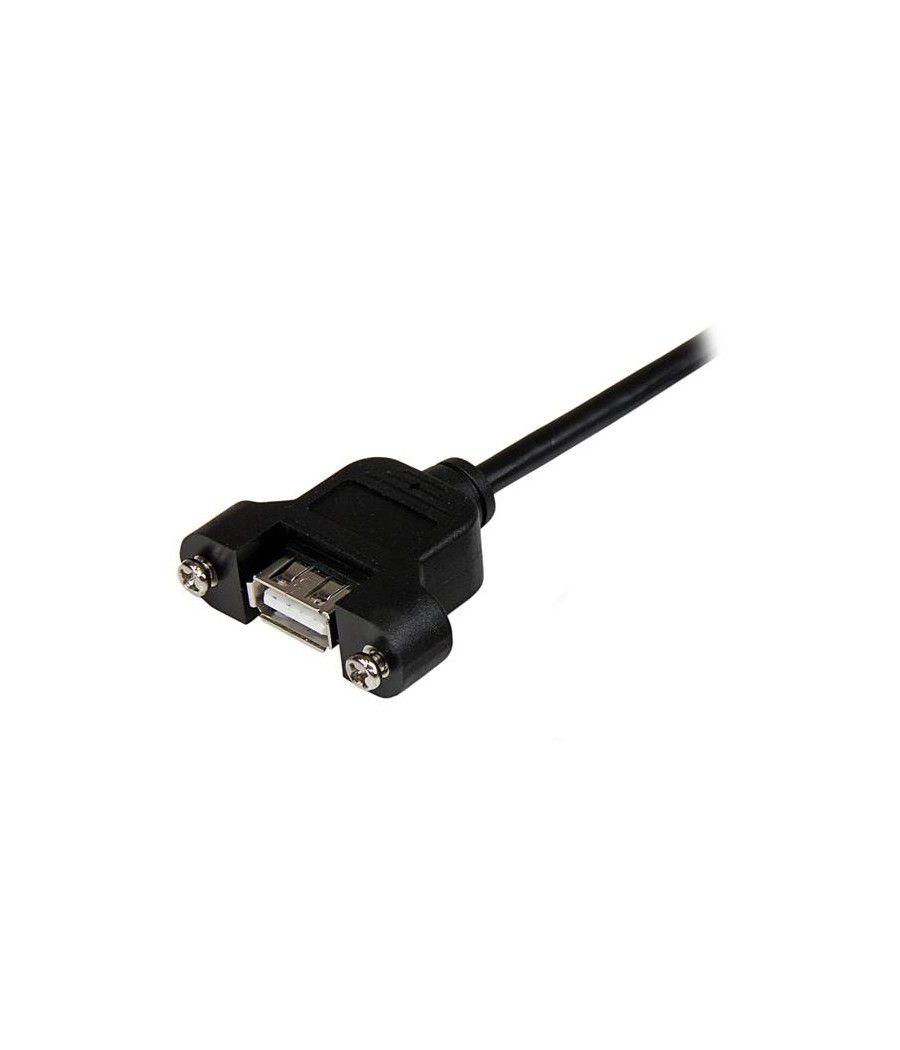 StarTech.com Cable USB de 60cm para Montaje en Panel - USB A Macho a USB A Hembra - Imagen 3