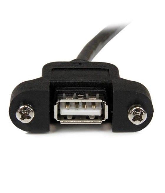 StarTech.com Cable USB de 60cm para Montaje en Panel - USB A Macho a USB A Hembra - Imagen 4