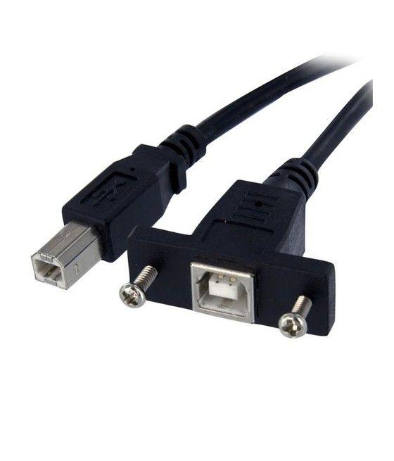 StarTech.com Cable USB de Montaje en Panel USB B a USB B de 30cm - Hembra a Macho - Imagen 1
