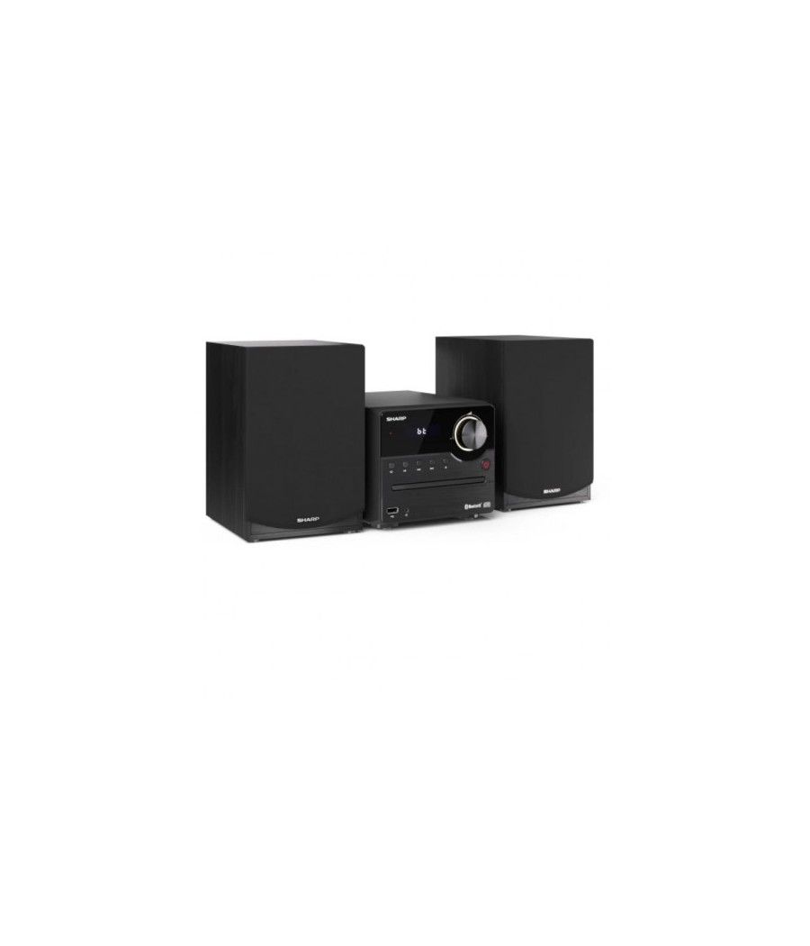 Sharp xl-b512(br) sistema de audio para el hogar microcadena de música para uso doméstico 45 w negro