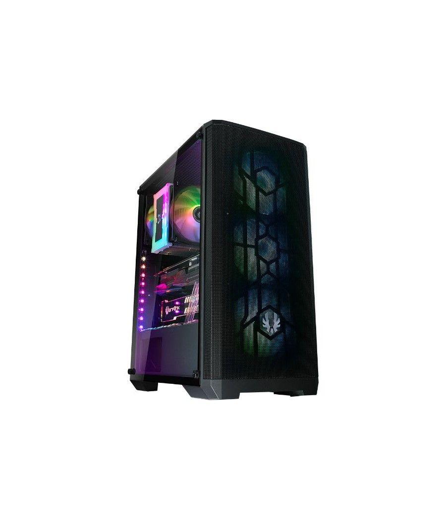 Caja semitorre atx nova mesh se tg 4a-rgb negro bitfenix