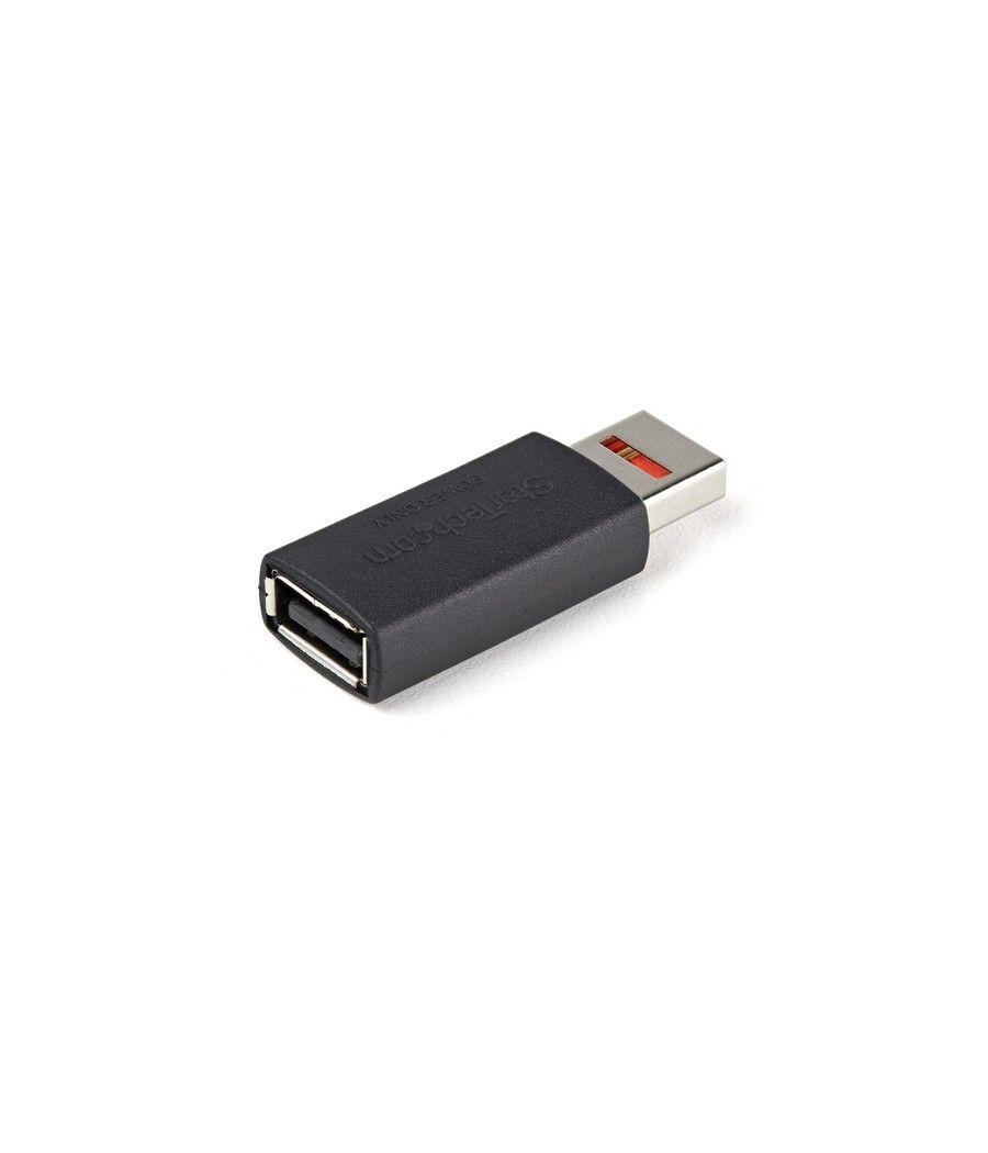 StarTech.com Adaptador Bloqueador USB de Datos – Adaptador USB Macho a Hembra de Carga Solamente – Sin Datos - Solo de Carga par