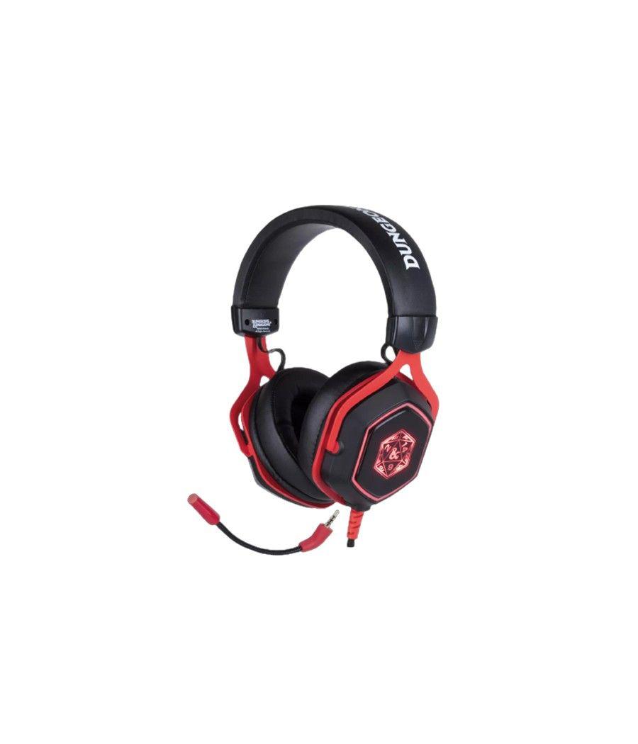 Headset konix dungeons and dragons 7.1 d20 micro flexible multiplataforma kx-dnd-gh-r20-pc