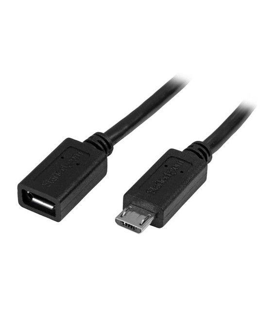 StarTech.com Cable de 50cm Micro USB de Extensión - Macho a Hembra - Imagen 1