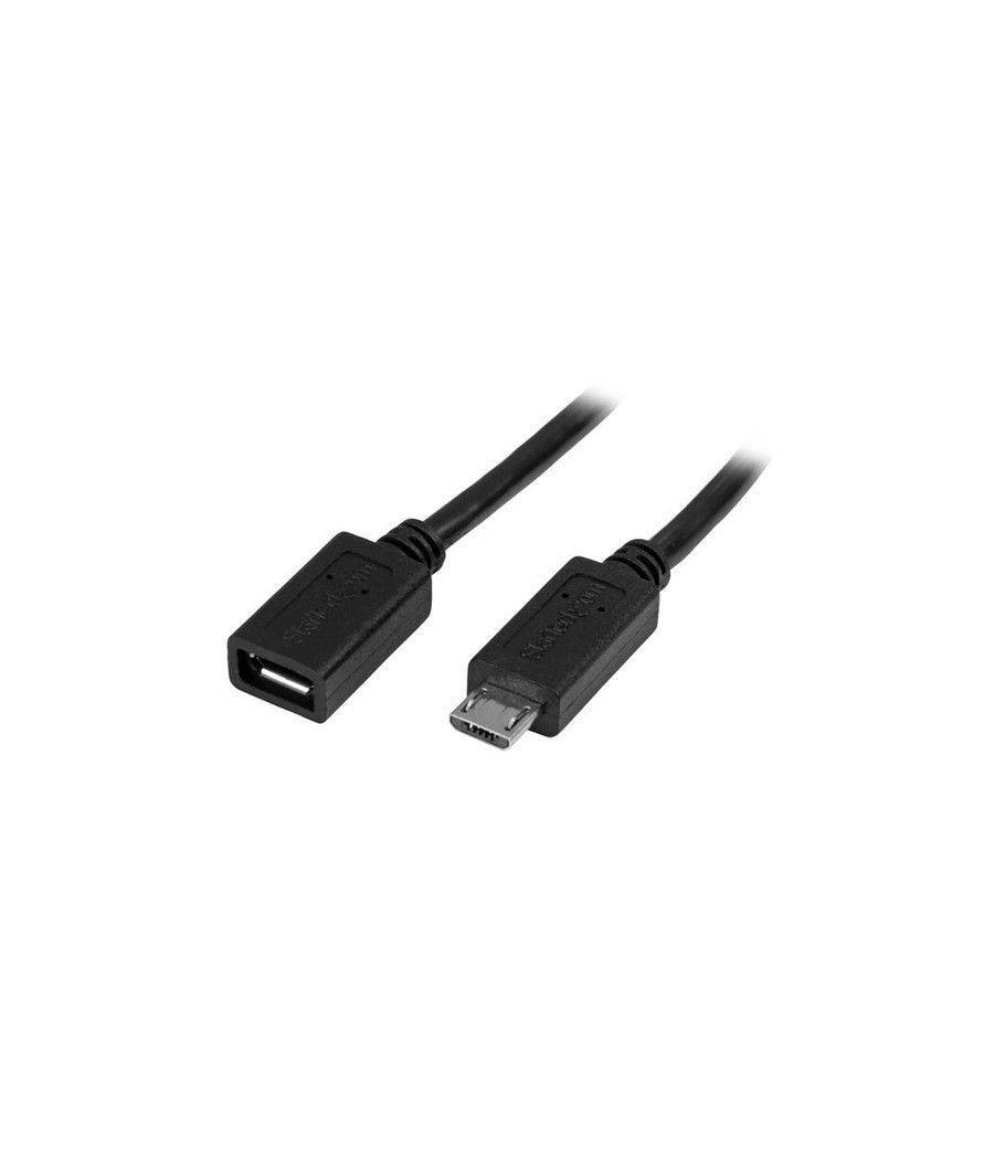 StarTech.com Cable de 50cm Micro USB de Extensión - Macho a Hembra - Imagen 1