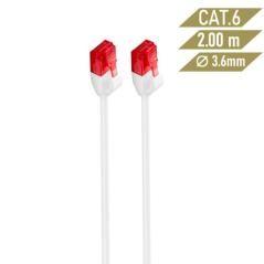 Ewent im1039 cable de red 2 m cat6 u/utp (utp) blanco