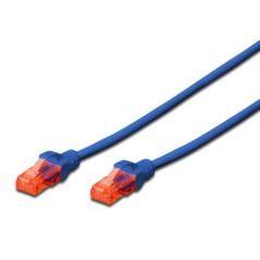 Ewent ew-6u-050b cable de red azul 5 m cat6 u/utp (utp)