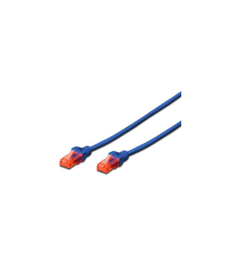 Ewent ew-6u-050b cable de red azul 5 m cat6 u/utp (utp)