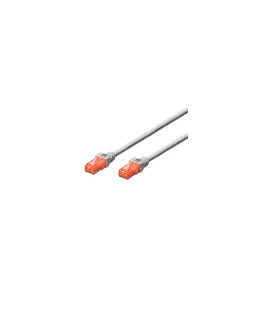 Ewent ew-6u-100 cable de red gris 10 m cat6 u/utp (utp)