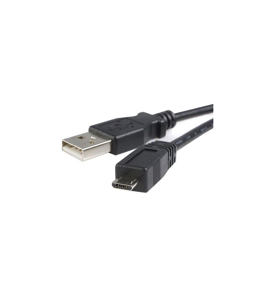 StarTech.com Cable Adaptador de 1m USB A Macho a Micro USB B Macho para Teléfono Móvil Carga y Datos - Negro - Imagen 2