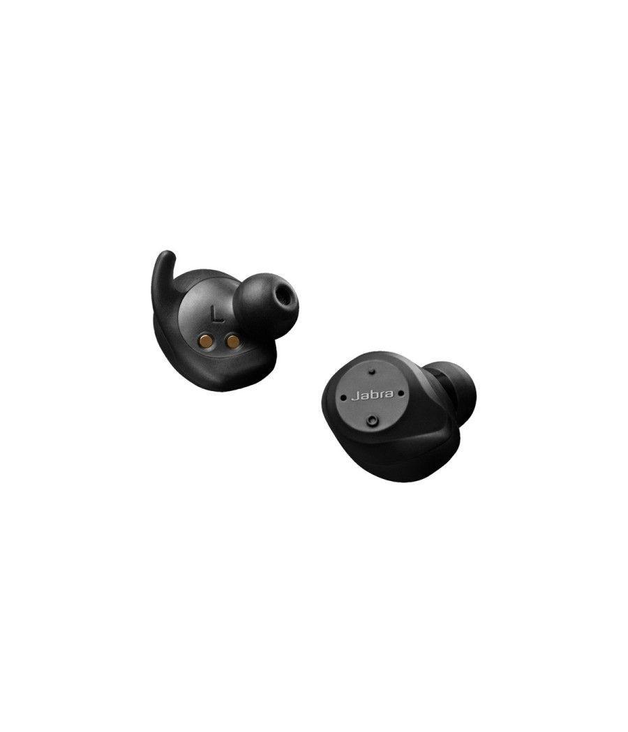 Auriculares inalambricos jabra elite sport negro + estuche de carga