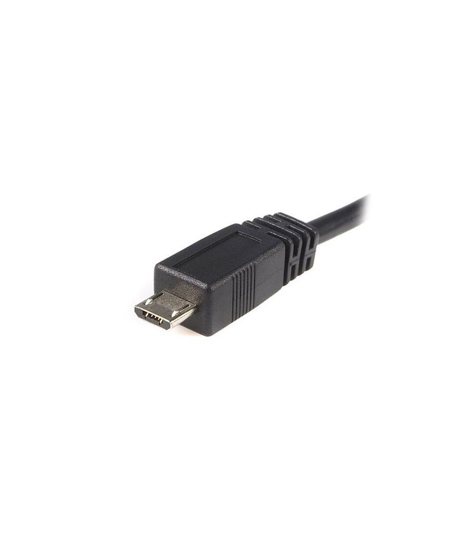 StarTech.com Cable Adaptador de 1m USB A Macho a Micro USB B Macho para Teléfono Móvil Carga y Datos - Negro - Imagen 3