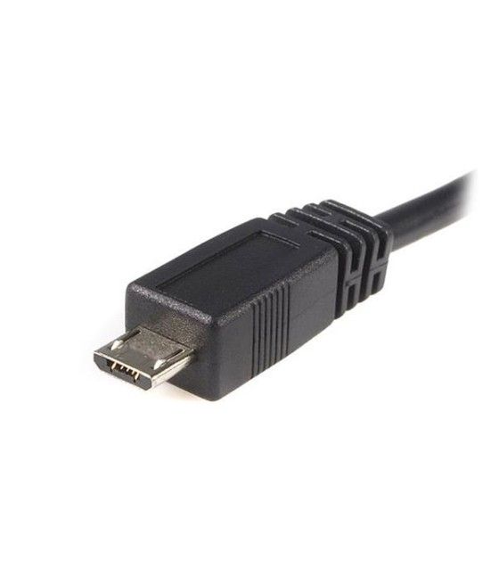 StarTech.com Cable Adaptador de 2m USB A Macho a Micro USB B Macho para Teléfono Móvil Carga y Datos - Negro - Imagen 3