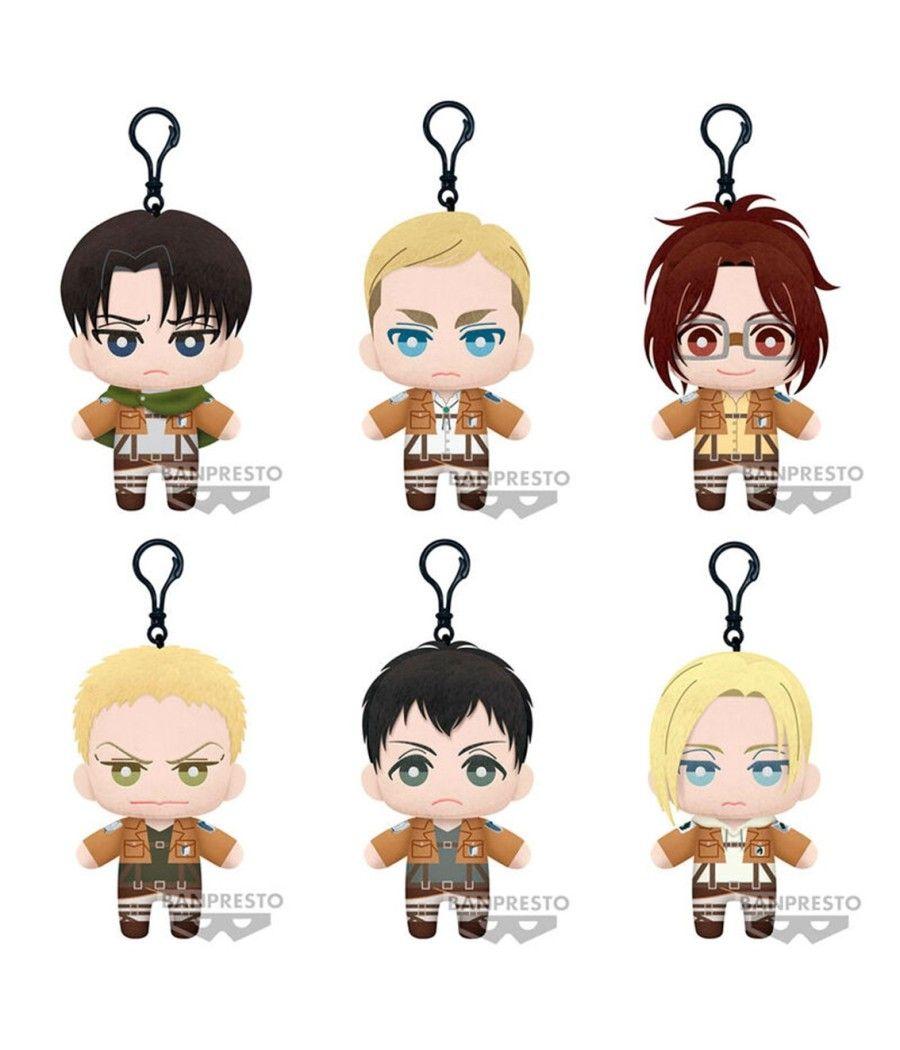 Peluche banpresto attack on titan tomonui plush assort series 2 1 unidad aleatoria