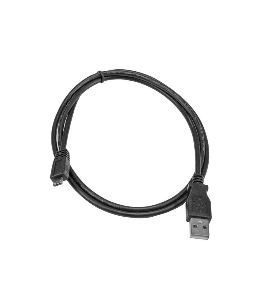 StarTech.com Cable Adaptador de 2m USB A Macho a Micro USB B Macho para Teléfono Móvil Carga y Datos - Negro - Imagen 5