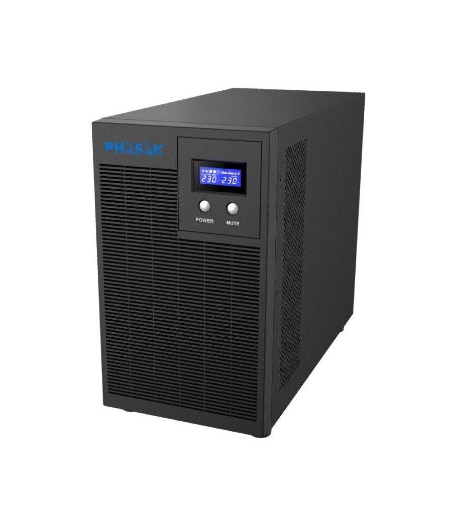 Sai línea interactiva phasak protekt 3160 va/ 3160va-2100w/ 6 salidas/ formato torre