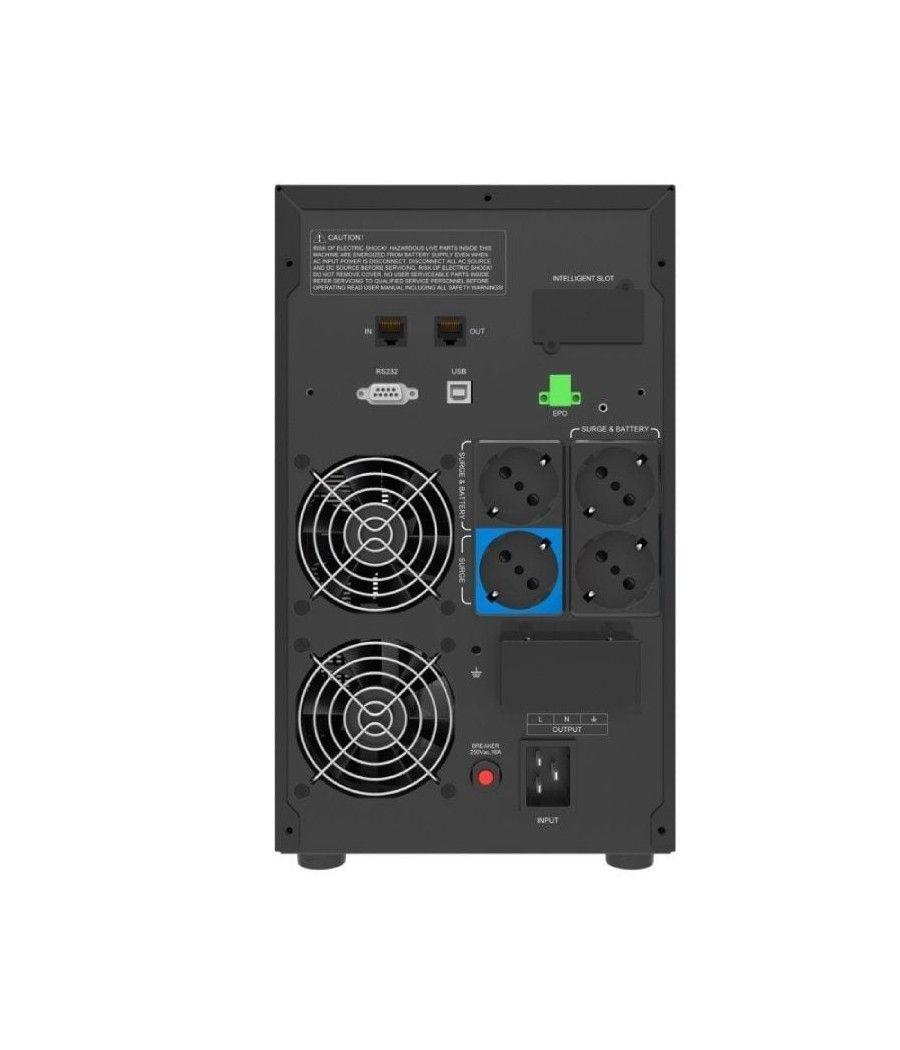 Sai línea interactiva phasak protekt 3160 va/ 3160va-2100w/ 6 salidas/ formato torre