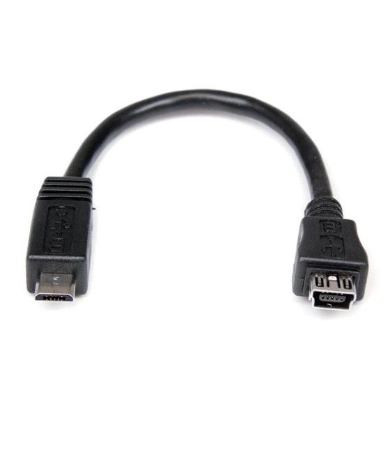 StarTech.com Cable Adaptador 15cm Mini USB a Micro USB - 1x MicroUSB-B Macho - 1x MiniUSB-B Hembra