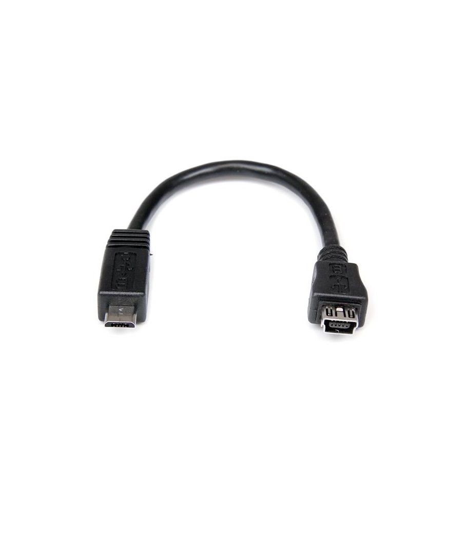 StarTech.com Cable Adaptador 15cm Mini USB a Micro USB - 1x MicroUSB-B Macho - 1x MiniUSB-B Hembra - Imagen 2