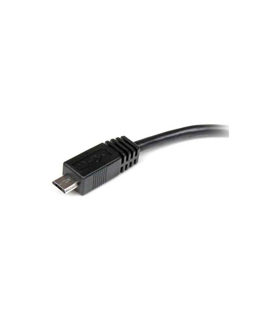 StarTech.com Cable Adaptador 15cm Mini USB a Micro USB - 1x MicroUSB-B Macho - 1x MiniUSB-B Hembra - Imagen 3