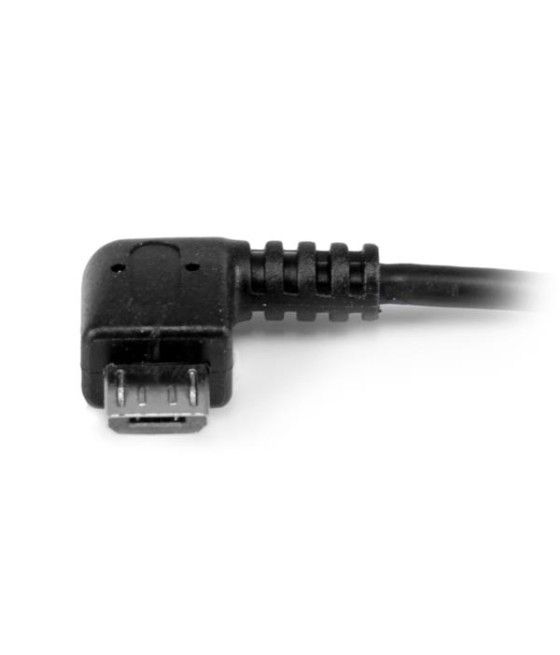 StarTech.com Cable Adaptador Micro USB a USB OTG Acodado a la Derecha de 12cm - Macho a Hembra - Imagen 3