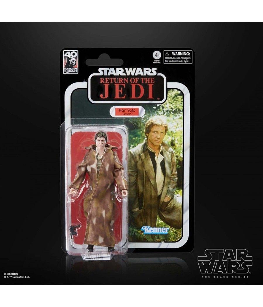 Figura hasbro the black series star wars - han solo (endor)