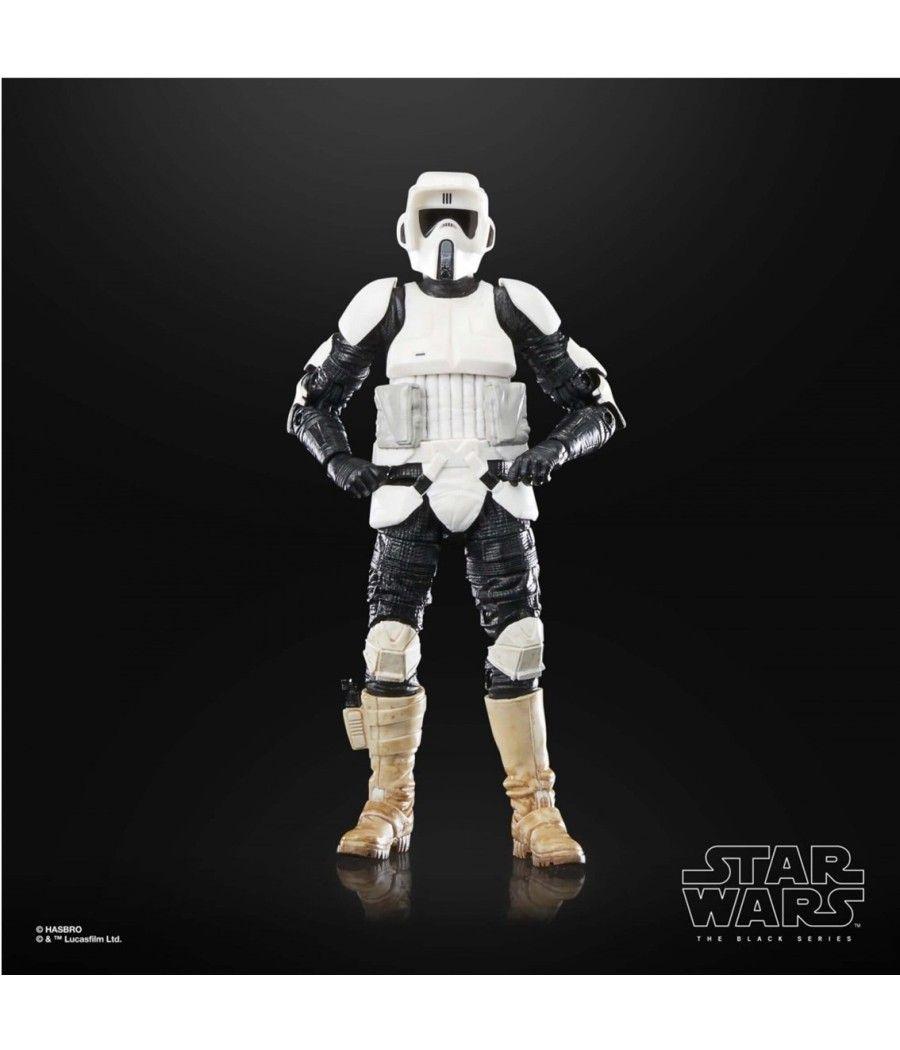 Figura hasbro the black series 40th anniversary of star wars: return of the jedi - biker scout