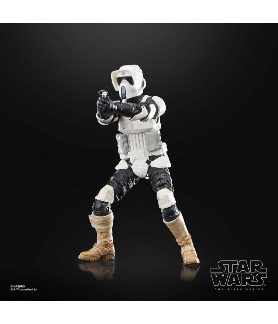 Figura hasbro the black series 40th anniversary of star wars: return of the jedi - biker scout