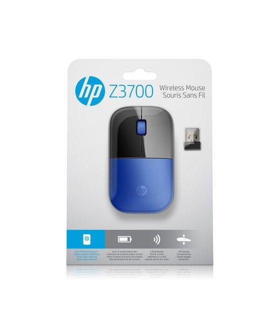 HP Z3700 ratón Ambidextro RF inalámbrico Óptico 1200 DPI - Imagen 4