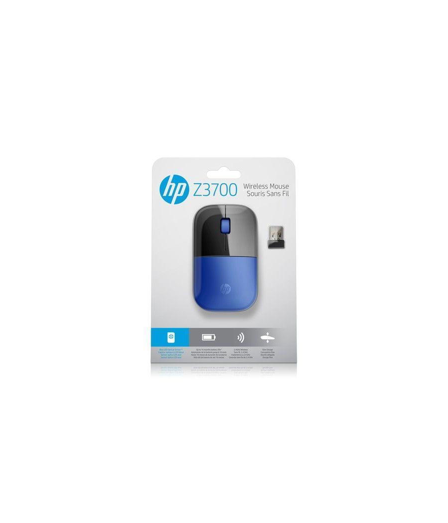 HP Z3700 ratón Ambidextro RF inalámbrico Óptico 1200 DPI - Imagen 4