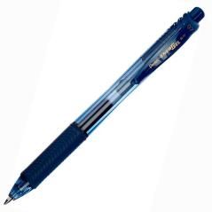 Pentel bolígrafo energel retráctil punta 0.7mm azul marino -12u-