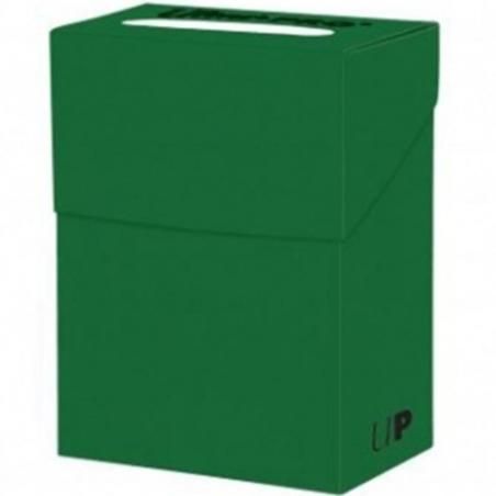 Caja de mazo para cartas new solid ultra pro verde 85 cartas