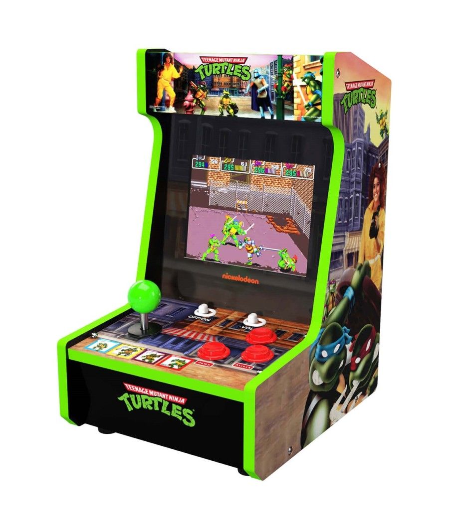 Consola retro sobremesa arcade1up teenage mutant turtles