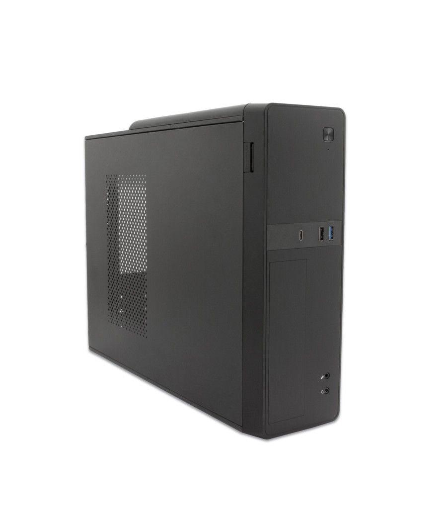 Caja ordenador sobremesa coolbox microatx slim t310 usb - c lector de tarjetas fuente sfx incluida