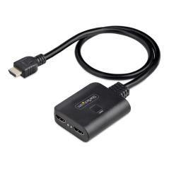StarTech.com Divisor HDMI de 2 Puertos - Multiplicador HDMI 2.0 de 2 Puertos 4K60 - Splitter HDMI 2 Puertos de Entrada 1 de Sali