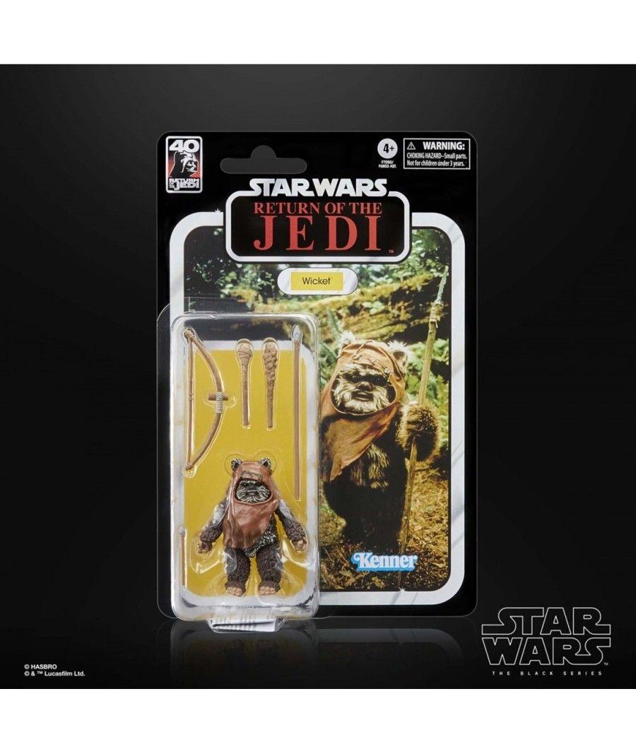 Figura hasbro star wars the black series - wicket (ewok)