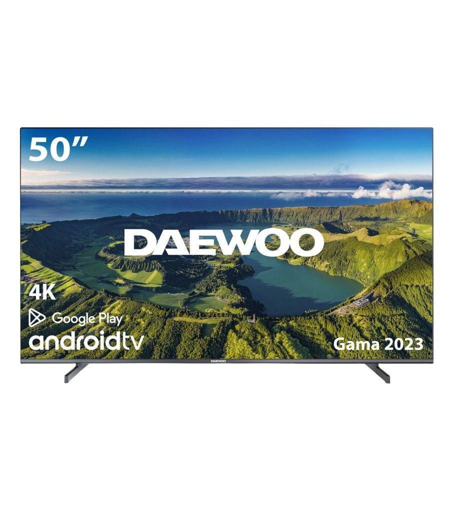 Tv daewoo 50pulgadas led 4k uhd - 50dm62ua - android smart tv - wifi - hdr10 - hlg - hdmi - usb - bluetooth - tdt2 - cable - sat