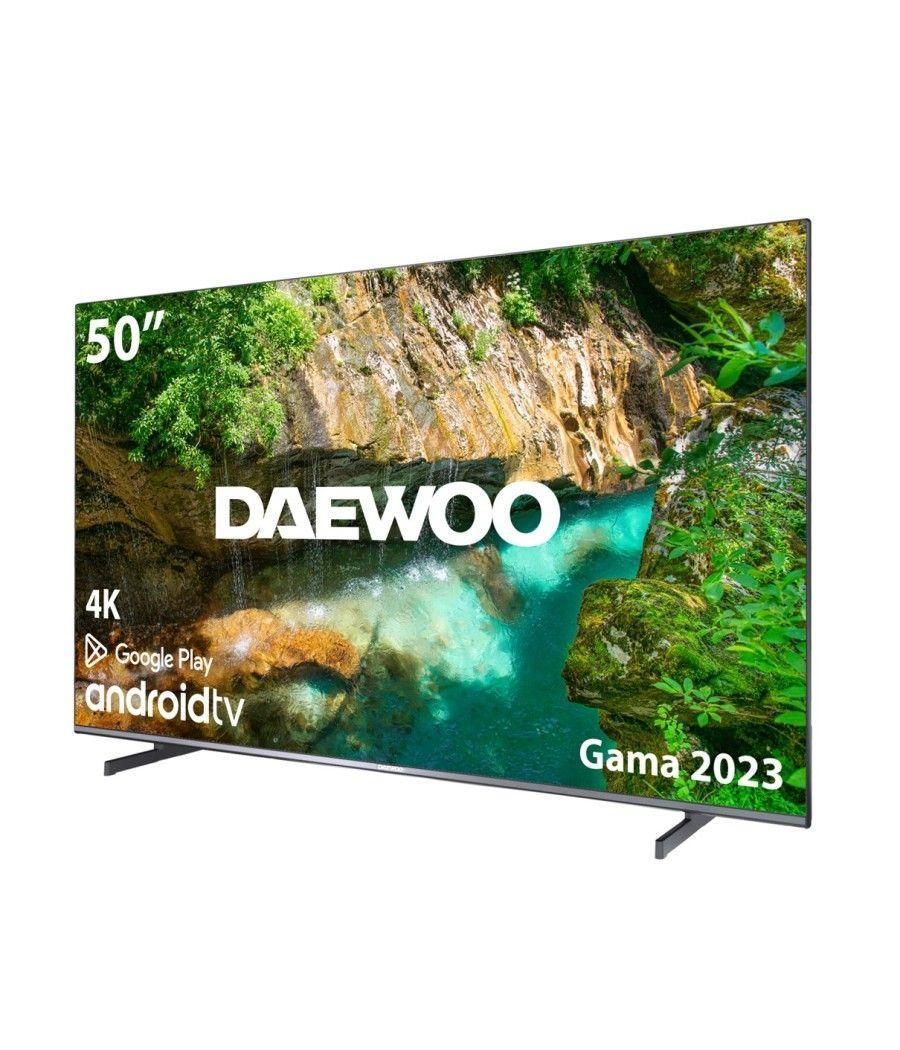 Tv daewoo 50pulgadas led 4k uhd - 50dm62ua - android smart tv - wifi - hdr10 - hlg - hdmi - usb - bluetooth - tdt2 - cable - sat