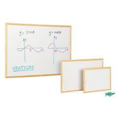 Faibo pizarra blanca económica 60x90cm marco de madera