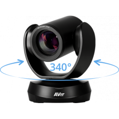 Aver usb cam series cam520pro 2 ptz usb conference camera, 12x optical, 24x total, 1080p, smartframe, preset tracking, poe+ rs-2