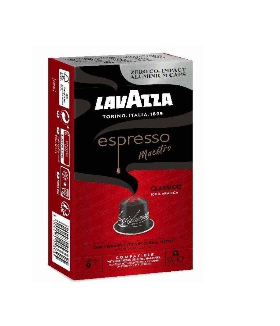 Cápsula lavazza espresso maestro clásico para cafeteras nespresso/ caja de 10