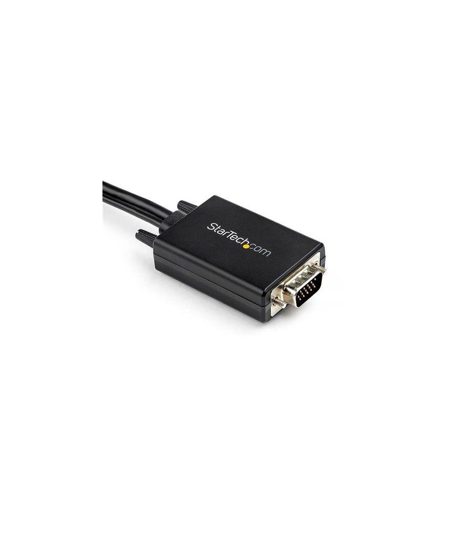 StarTech.com Cable de 2m Adaptador VGA a HDMI - Alimentado por USB - 1080p - Imagen 3