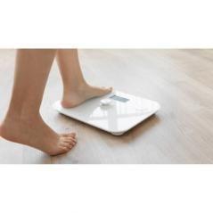 Báscula de baño cecotec surface precision ecopower 10100 full healthy/ análisis corporal/ hasta 180kg/ blanca