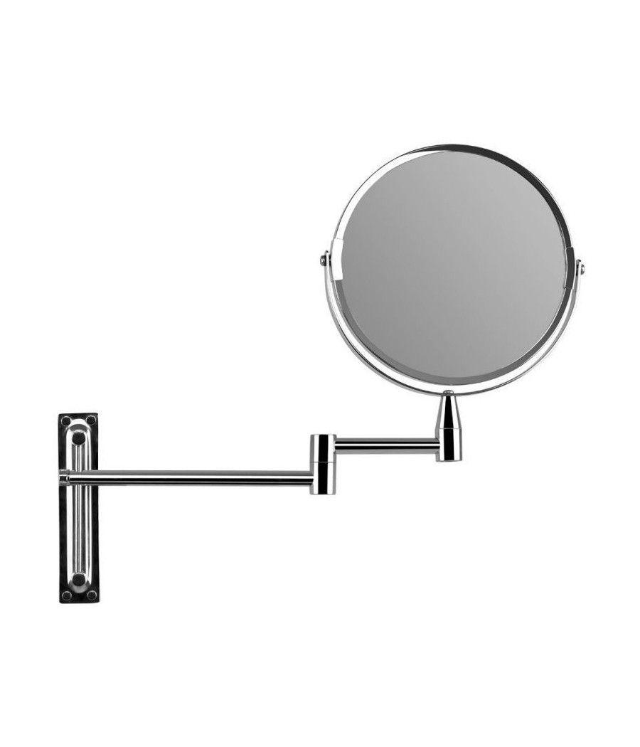 Espejo cosmético de pared orbegozo esp 4000/ doble cara/ ø17cm
