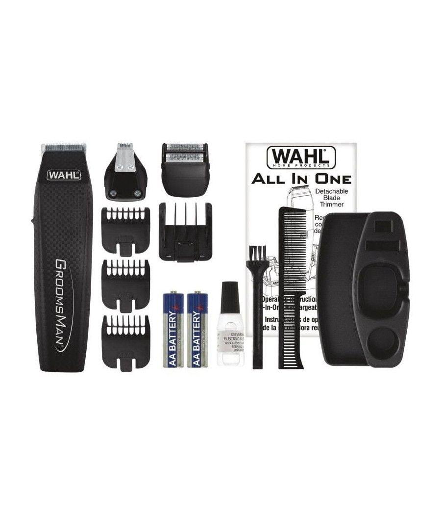 Cortabarbas wahl groomsman all in 5537-3016/ con batería/ 11 accesorios