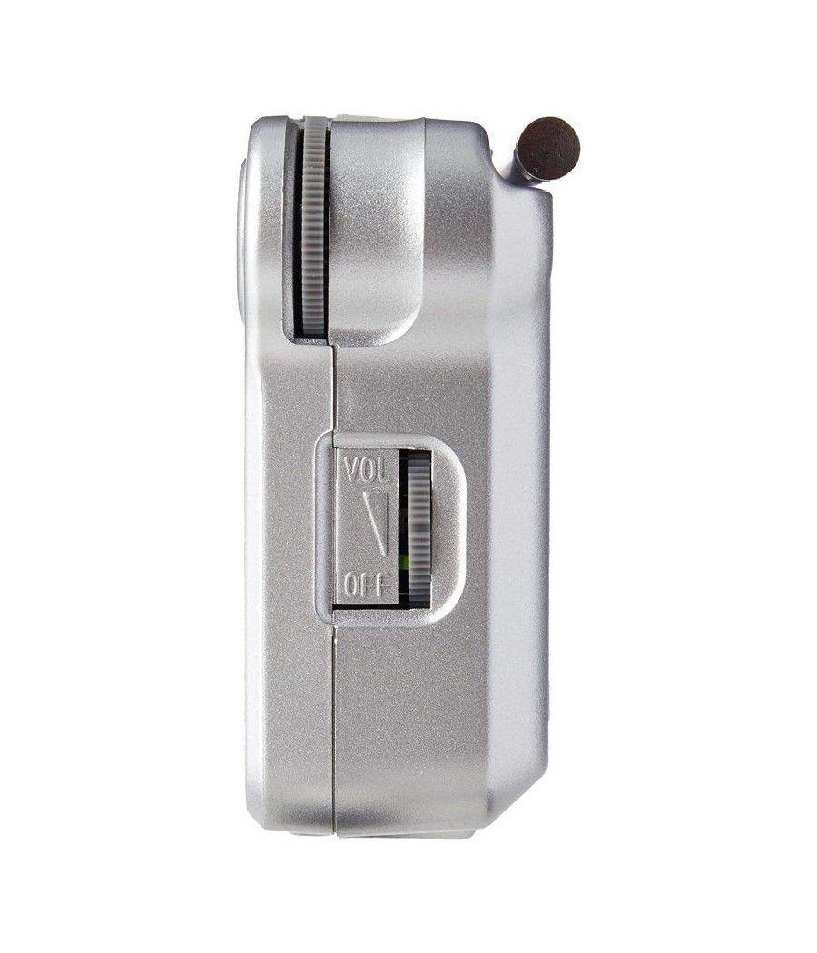 Radio portátil panasonic rf-p150d/ plata